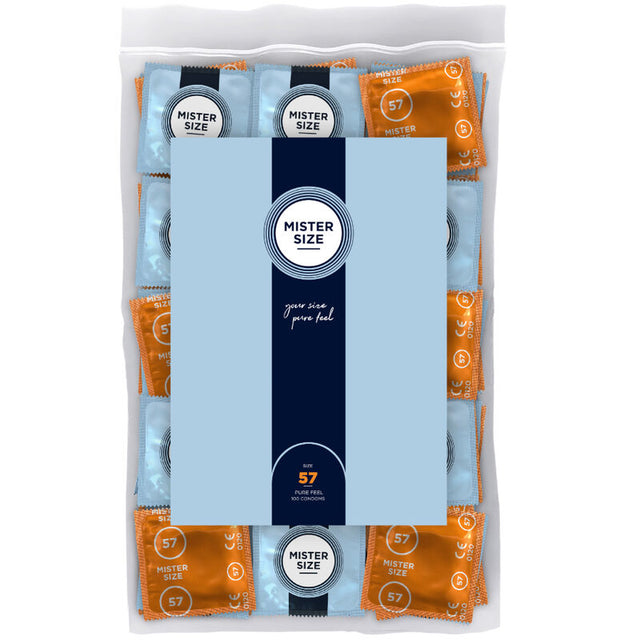 MISTER SIZE PRESERVATIF TAILLE L 57 MM 100 UNITES
