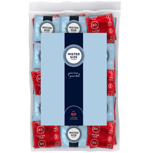 MISTER SIZE PRESERVATIF TAILLE XL 60 MM 100 UNITES
