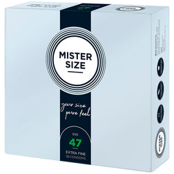 MISTER SIZE PRESERVATIFS TAILLE XS 47 MM 36 UNITES