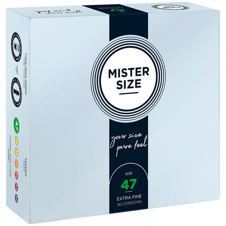 MISTER SIZE PRESERVATIFS TAILLE XS 47 MM 36 UNITES