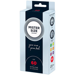 MISTER SIZE PRESERVATIF TAILLE XL 60 MM 10 UNITES