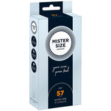 MISTER SIZE PRESERVATIF TAILLE L 57 MM 10 UNITES