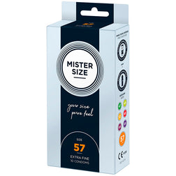 MISTER SIZE PRESERVATIF TAILLE L 57 MM 10 UNITES
