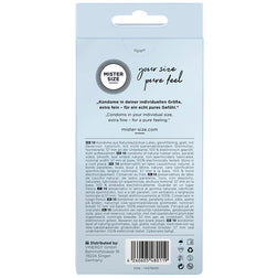 MISTER SIZE PRESERVATIF TAILLE L 57 MM 10 UNITES