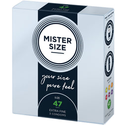 MISTER SIZE PRESERVATIFS TAILLE XS 47 MM 3 UNITES