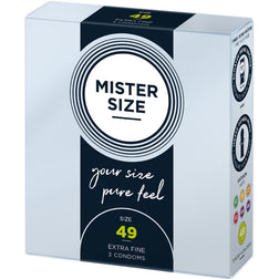 MISTER SIZE PRESERVATIF TAILLE S 49 MM 3 UNITES