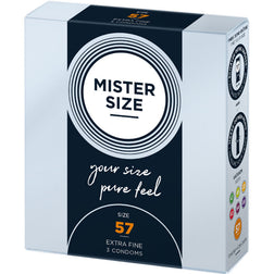 MISTER SIZE PRESERVATIF TAILLE L 57 MM 3 UNITES