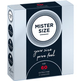 MISTER SIZE PRESERVATIF TAILLE XL 60 MM 3 UNITES