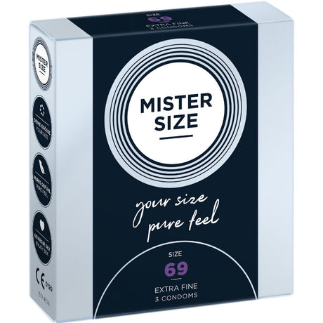 MISTER SIZE PRESERVATIFS TAILLE XXXL 69 MM 3 UNITES