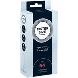 MISTER SIZE PRESERVATIFS TAILLE XXL 64 MM 10 UNITES