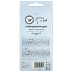 MISTER SIZE PRESERVATIFS TAILLE XXXL 69 MM 10 UNITES