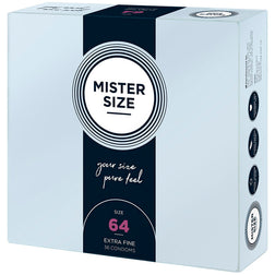 MISTER SIZE PRESERVATIFS TAILLE XXL 64 MM 36 UNITES
