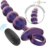 Plug chapelet vibrant télécommande 10 modes — Tito · Intense Anal Toys · Plugs Vibrants