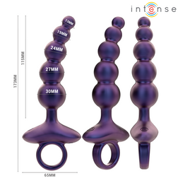 Plug chapelet vibrant télécommande 10 modes - vue de profil