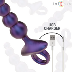Plug chapelet vibrant télécommande 10 modes - emballage