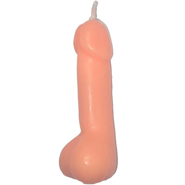 Accessoire modèle Grande bougie réaliste en forme de pénis pour le plaisir intime.