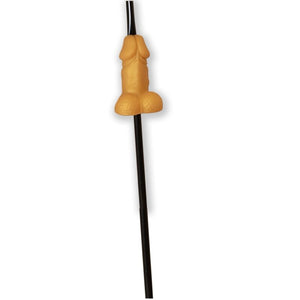 DIABLO PICANTE PAILLE EN FORME DE PENIS DORE