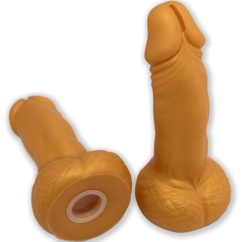 DIABLO PICANTE TIRELIRE EN FORME DE PENIS 225 CM OR