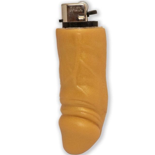 DIABLO PICANTE BRIQUET RECHARGEABLE EN FORME DE PENIS DORE