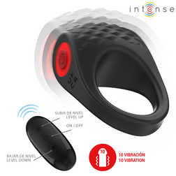 Cockring Clover noir télécommande - gros plan produit