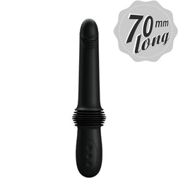 PRETTY LOVE PAZUZU VIBRATOR MIT 3 STOSSGESCHWINDIGKEITEN SCHWARZ