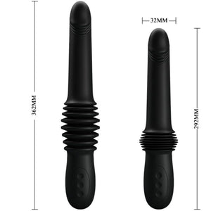PRETTY LOVE VIBRATEUR PAZUZU 3 MODES DE POUSSEE NOIR