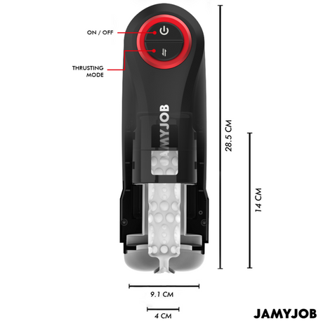 JAMYJOB GRAVITY MASTURBATEUR AUTOMATIQUE SUCCION VA ET VIENT