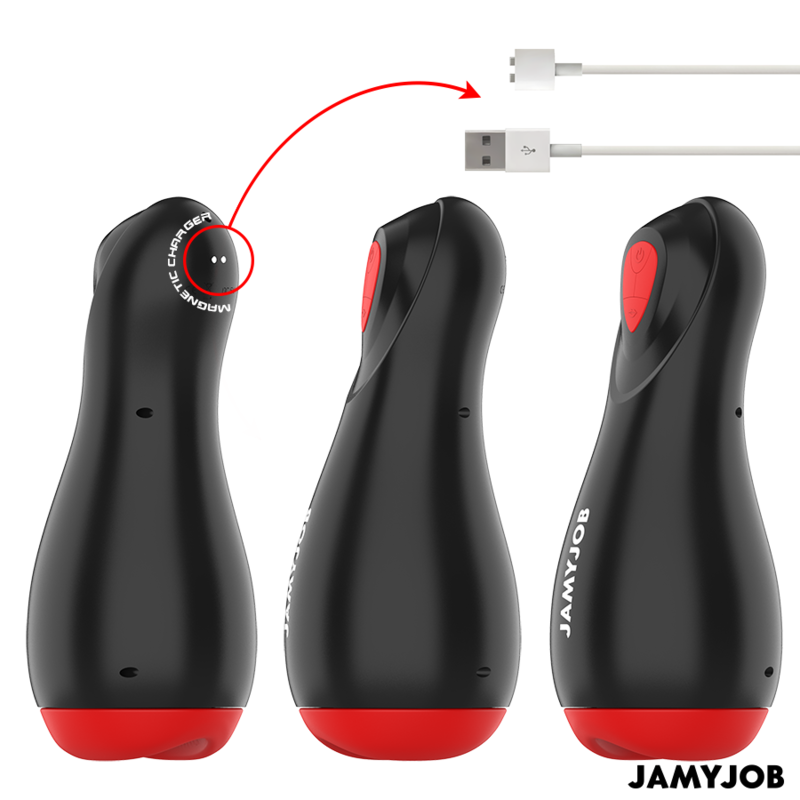 Masturbateur automatique aspiration + vibration 5+5 modes — texture visible