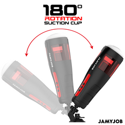 JAMYJOB MASTURBATEUR VAGIN AUTOMATIQUE CYCLONE 10 MODES DE ROTATION ET DE POUSSEE