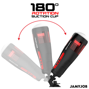 JAMYJOB MASTURBATEUR VAGIN AUTOMATIQUE CYCLONE 10 MODES DE ROTATION ET DE POUSSEE