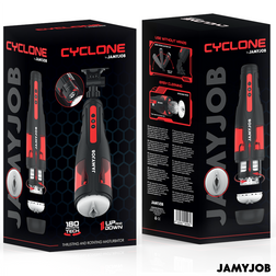 JAMYJOB MASTURBATEUR VAGIN AUTOMATIQUE CYCLONE 10 MODES DE ROTATION ET DE POUSSEE