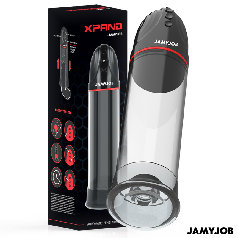 JAMYJOB POMPE AUTOMATIQUE XPAND 3 NIVEAUX D ASPIRATION GRIS