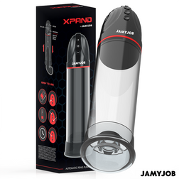 Pompe pénis de la marque Jamyjob modèle Xpand en ABS gris pour le plaisir intime.