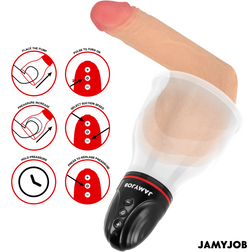 Pompe pénis de la marque Jamyjob modèle Xpand Lite en ABS gris pour le plaisir intime.