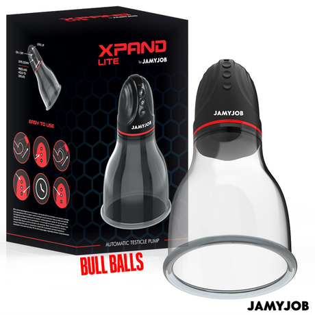 JAMYJOB XPAND LITE POMPE A TESTICULES AUTOMATIQUE 3 NIVEAUX D ASPIRATION GRIS