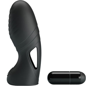 PRETTY LOVE ALAN VIBRATEUR DE DOIGTS EN SILICONE NOIR