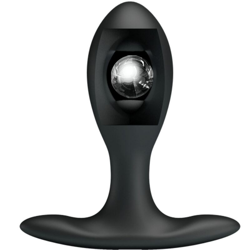 Tête du plug gonflable présentée en coupe, avec une sphère claire à l'intérieur