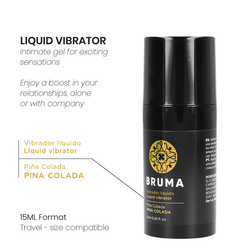 Gel vibrant BRUMA piña colada 15 ml — gros plan