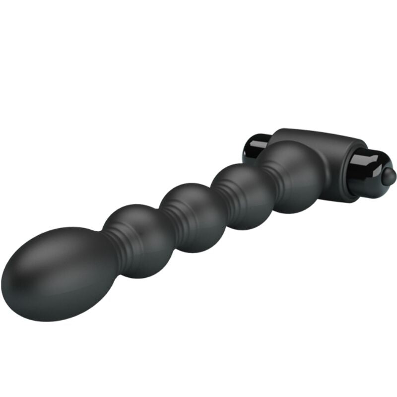 Chapelet anal vibrant 10 modes — gros plan