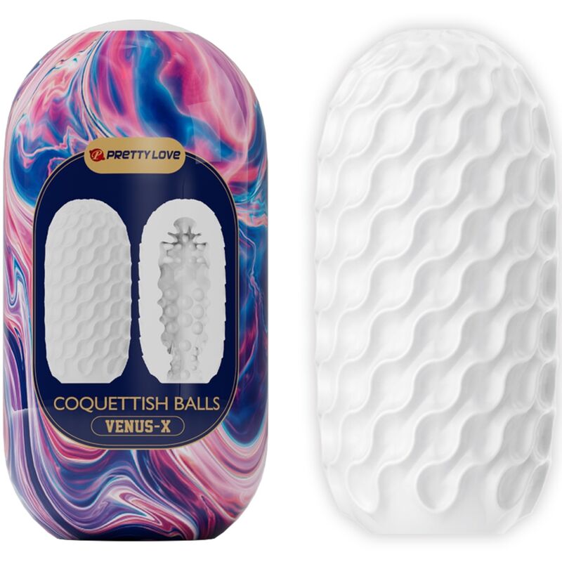 Masturbateur egg texture ondulée — Coquettish Balls · Pretty Love · Strokers