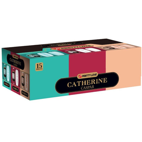 Pack 15 masturbateurs 3 couleurs 3 textures — emballage