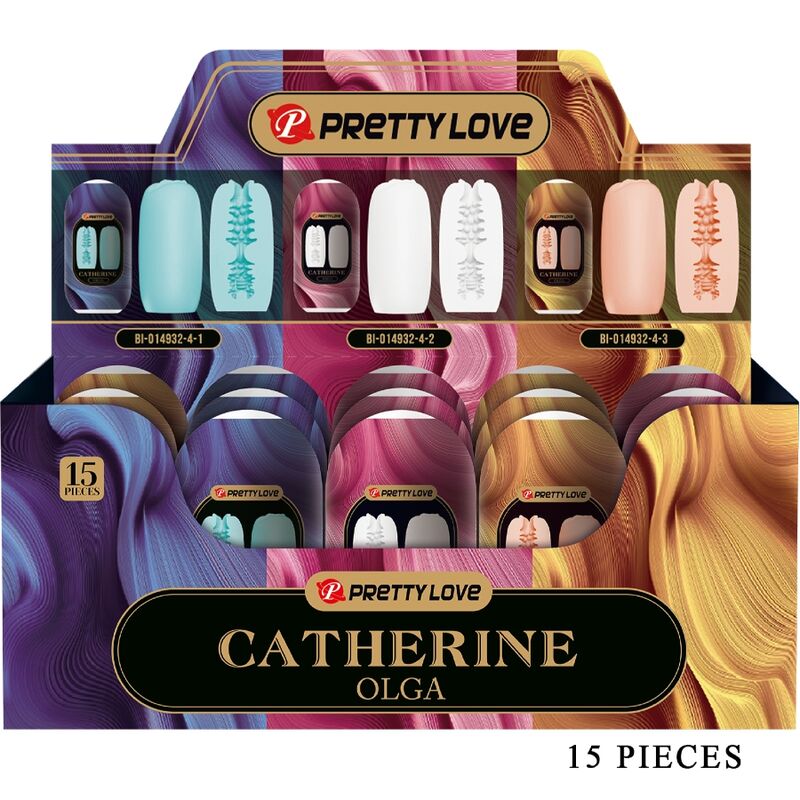 PRETTY LOVE OLGA PACK 15 DIFFERENTS MASCRUBATEURS HOMMES