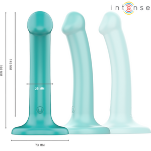 INTENSE KATIE VIBRATEUR AVEC VENTOUSE 10 VIBRATIONS TELECOMMANDE BLEUE