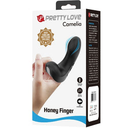 PRETTY LOVE VIBRATEUR DOIGT CAMELIA 7 VIBRATIONS NOIR