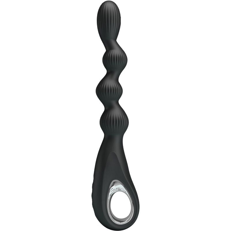 PRETTY LOVE VIBRATEUR ANAL FEDERER 12 VIBRATIONS NOIR