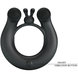 Cockring vibrant double moteur 12 modes — autre angle