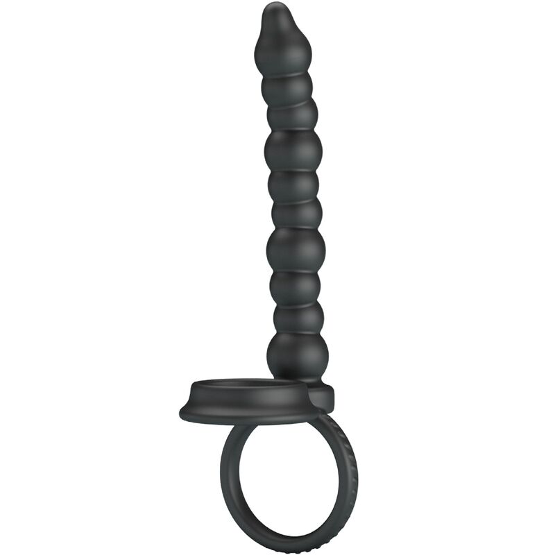 PRETTY LOVE ANNEAU PENETRANT A DOUBLE PENETRATION DILLION NOIR