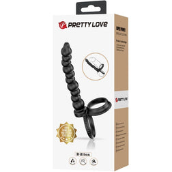 PRETTY LOVE ANNEAU PENETRANT A DOUBLE PENETRATION DILLION NOIR