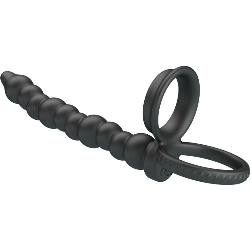PRETTY LOVE ANNEAU PENETRANT A DOUBLE PENETRATION DILLION NOIR