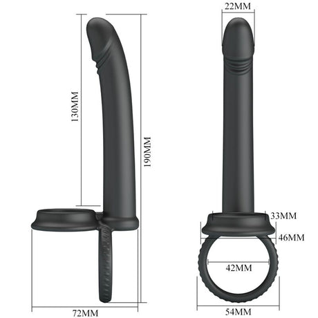 PRETTY LOVE DILLION DOUBLE PENETRATION DOUBLE ANNEAU PENAL NOIR